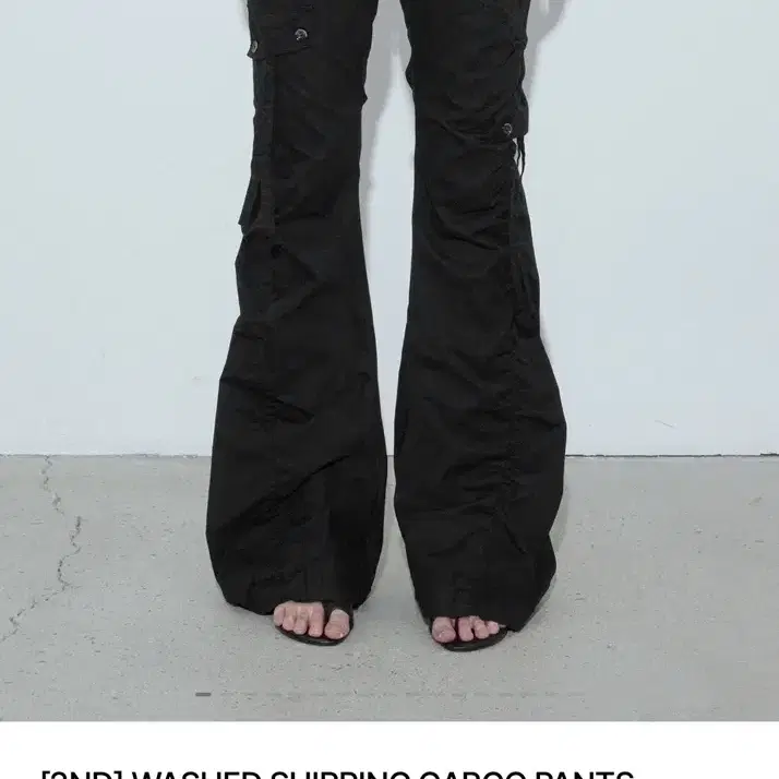 【BOHEMIAN SEOUL】25ss WASHED SHIRRING CARGO PANTS BOHEMIAN SEOUL | 보헤미안서울 Bohemian Seoul washed shirring