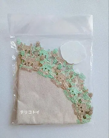 콘자와 레이스점 손수건 산책 미사용 새상품 강아지 패턴