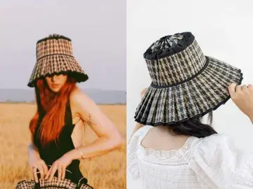 loma murray 로나 머레이 카프리 로마 밀짚모자 접기 모자
