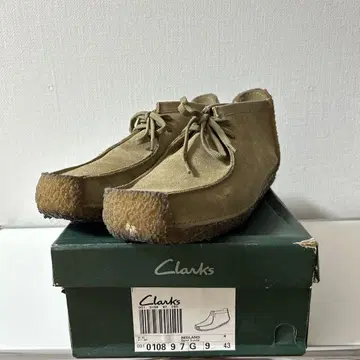 Clarks Wallabee 올리브 그린 9 (43)