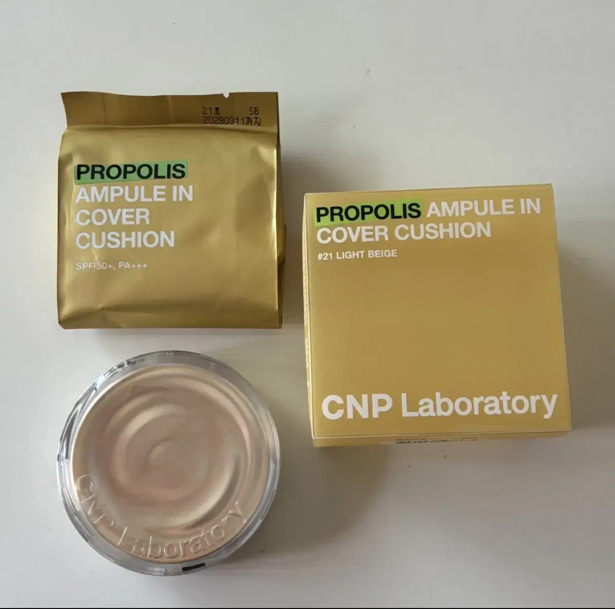 CNP 차앤박 프로폴리스 앰플 쿠션 새상품