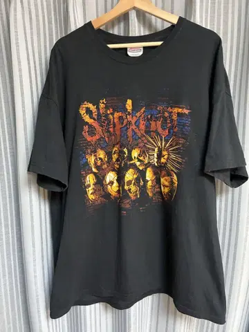 Slipknot 블랙 티셔츠 2XL