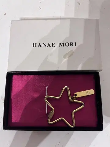 하나에모리 참 키링 별 모티브 HANAE MORI