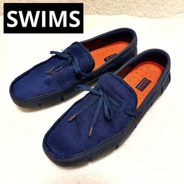 SWIMS 수륙 양용 데크 슈즈 메쉬 소재 드라이빙 주스