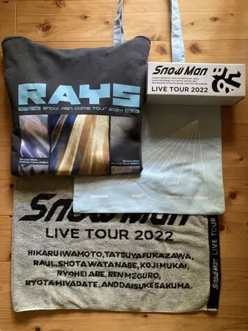 SnowMan Rays 후드티 & 백 lab 응원봉 & 타월