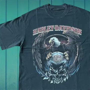HarleyDavidson 이글 스컬 티셔츠