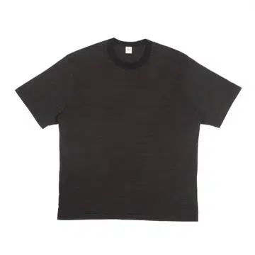 L 사이즈 OVY Over Dye Border T-shirts black