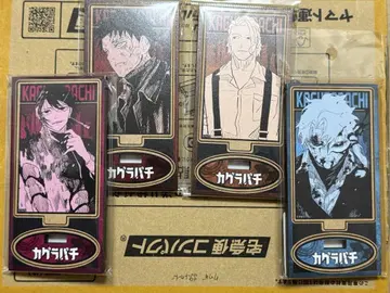 카구라바치 TSUTAYA 한정판 나무판 피규어 4명 치히로