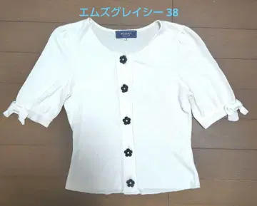 M'S GRACY 화이트 가디건 38