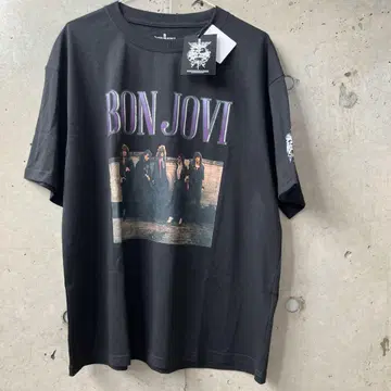 BON JOVI 그래픽 티셔츠 블랙 (L 사이즈) 미사용 새상품