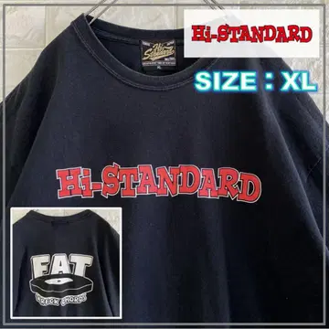 Hi-STANDARD 하이스타 FAT 블랙 티셔츠 XL 4161