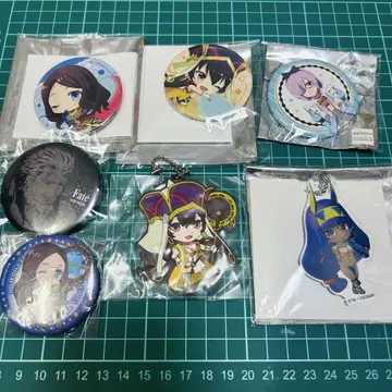 Fate/GrandOrder 캔뱃지 아크릴 참 러버 스트랩