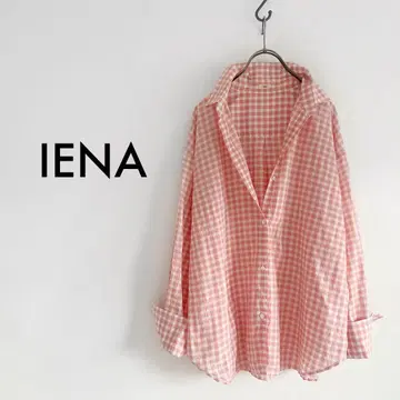 IENA 2way 큐프라 코튼 깅엄 체크 셔츠