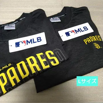 MLB 패드레스 메쉬 티셔츠 반팔 긴팔 L 사이즈 2장 세트