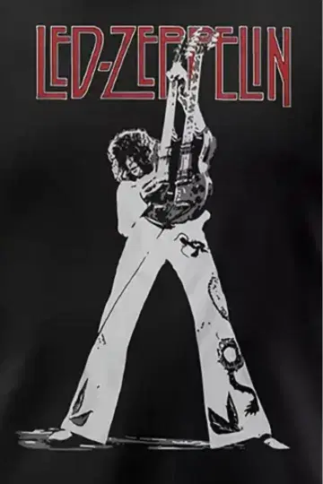 지미 페이지 티셔츠 레드 제플린 Led Zeppelin 블루스
