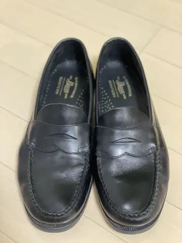 42 사이즈 G.H. Bass & Co. 블랙 로퍼 Boaters