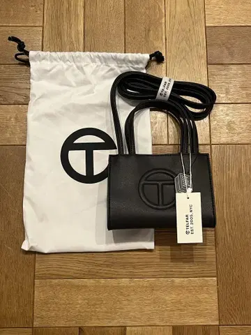 telfar small black shopping bag 텔파
