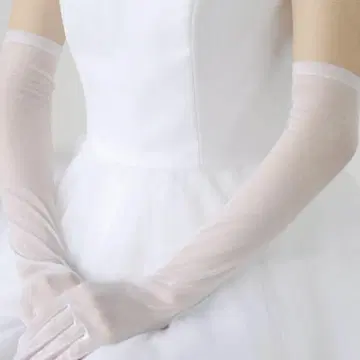 화이트 쉬폰 웨딩 그로브