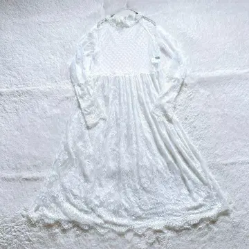 리디 시어 원피스 레이스 자수 꽃무늬 청순 고급 페미닌 페어리