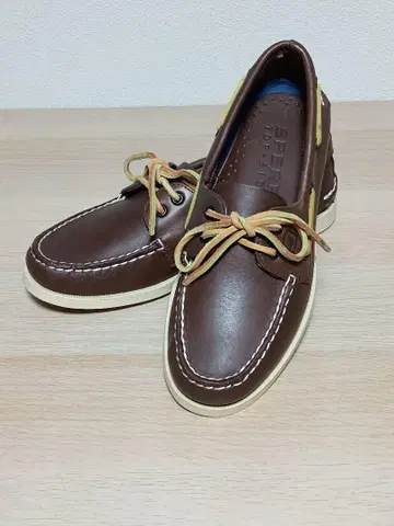 SPERRY TOP-SIDER 브라운 데크 슈즈 25cm