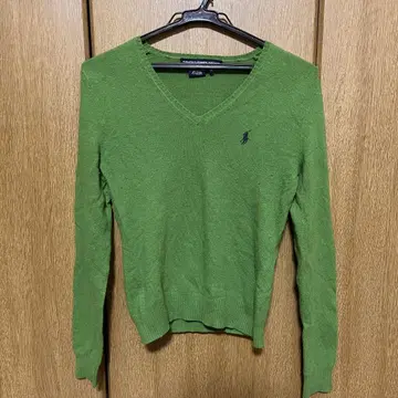 Ralph Lauren Sport 그린 V넥 스웨터 M