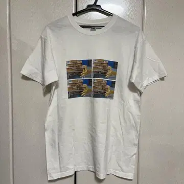 FURIT OF THE LOOM 프린트 티셔츠 화이트 파랑
