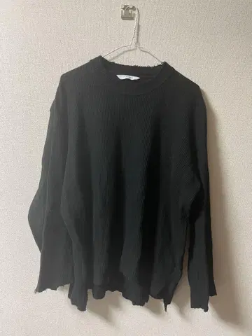VICTIM LOOSE RIB KNIT L 사이즈
