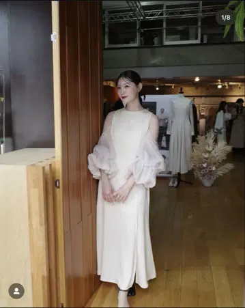 acka sheer melt sleeve dress 완판템