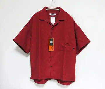 새상품 TIGHTBOOTH CHECKER PLATE SHIRT M 레드