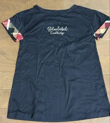 BLUE LABEL CRESTBRIDGE 로고 반팔 티셔츠