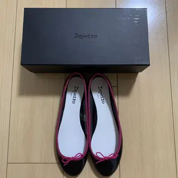레페토 샌드 리온 베이비 레인 슈즈 블랙/핑크