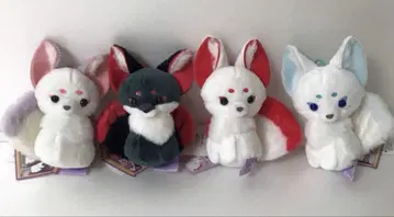 쵸콘과 구미오님 봉제 인형 코마기 여우 쵸콘과 여우 컴프 세트