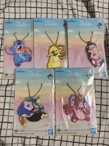 릴로 & 스티치 제일복권 H상 모두 모여라! 러버 참 컬렉션 전종