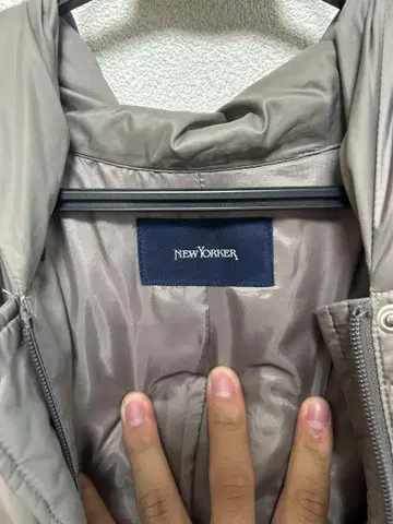 NEWYORKER 다운 자켓 그레이