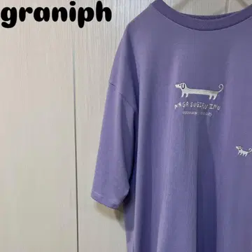 graniph 티셔츠 퍼플