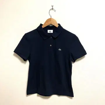 라코스테 여성용 피케 셔츠 네이비 42 PF168E 골프 테니스