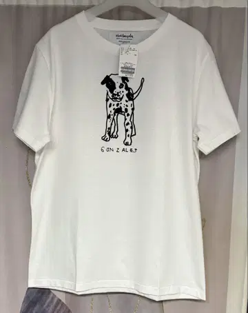 미사용 새상품 에디피스 별주 마크곤잘레스 달마시안 개 티셔츠
