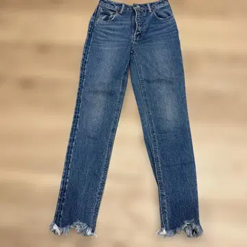 SLY JEANS 프린지 헴 스키니 데님 24