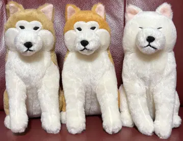 포근한 아키타견 하치베 ST 사이즈 봉제 인형