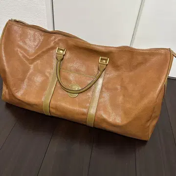 courser 가죽 보스턴 백 대형 브라운