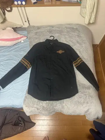 할리데이비슨 긴팔 셔츠 블랙