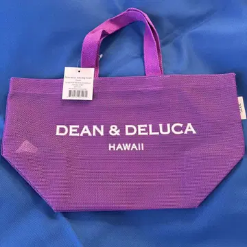 DEAN & DELUCA 토트백 보라색 하와이 한정판