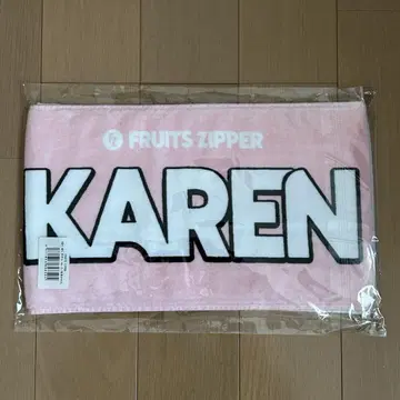 FRUITSZIPPER 마츠모토 카렌 최애 타월 Ver.2 후르츠 지퍼