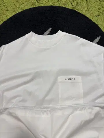 ALOUND OVERSIZED POCKET TEE 화이트 XL