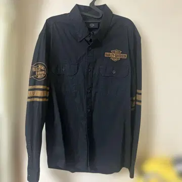 HARLEY-DAVIDSON 블랙 긴팔 셔츠 L