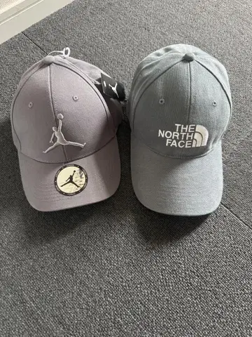 Jordan & The North Face 그레이 캡 세트