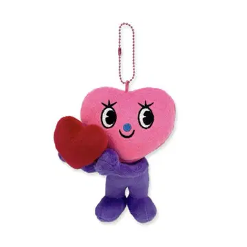 다부하치 더블 하트 봉제 인형 키링 니시노 카나