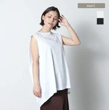 meri 미리 백 턱 슬리브리스 탑