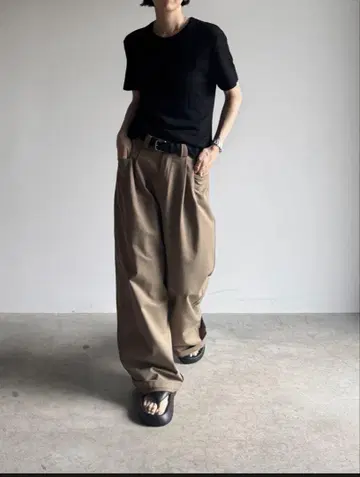 FASHIRU 와이드 치노 슬랙스