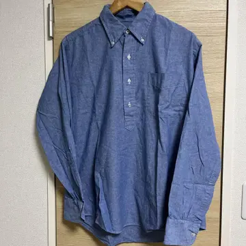 the baggy 샴브레이 풀오버 셔츠
